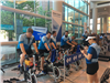 Start of Blue Bike Challenge