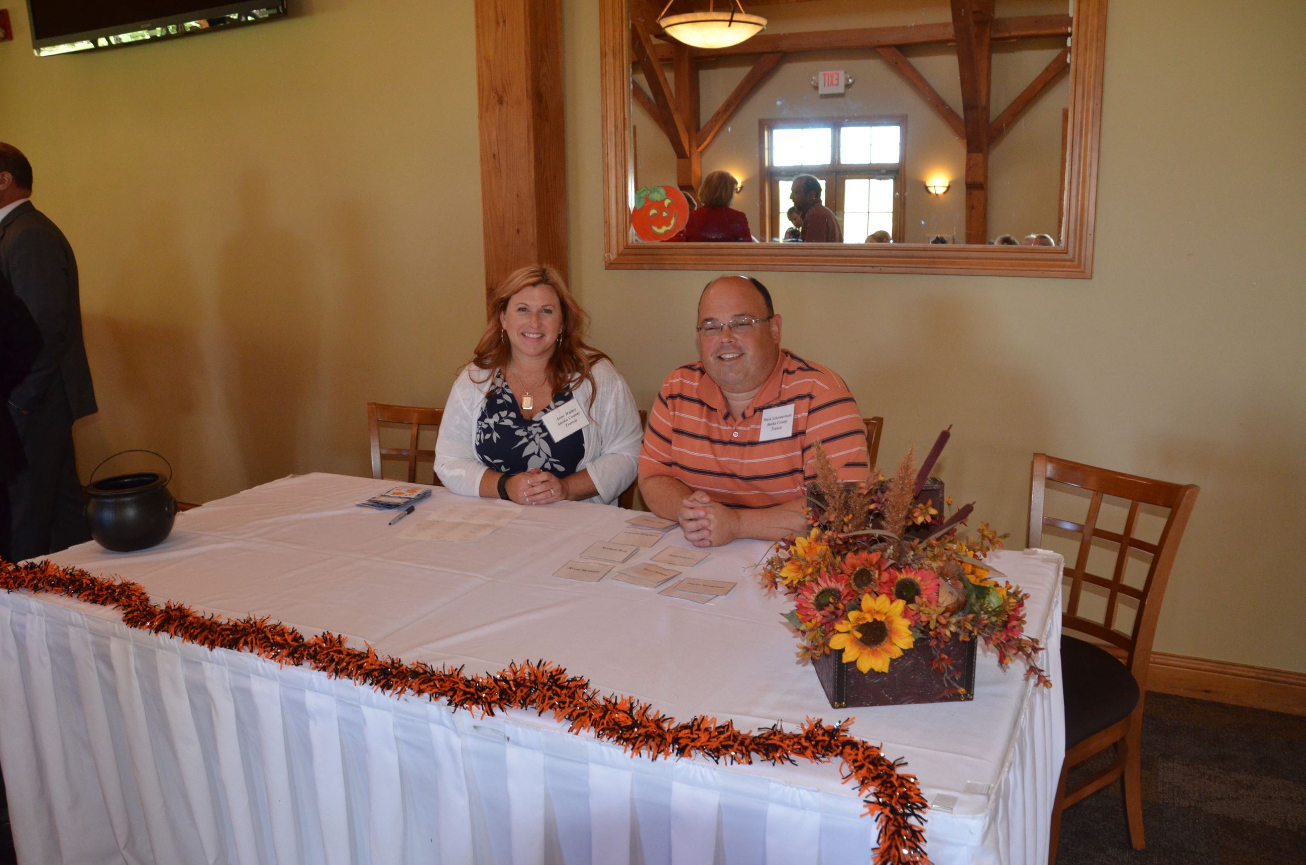 Guest regisgration table